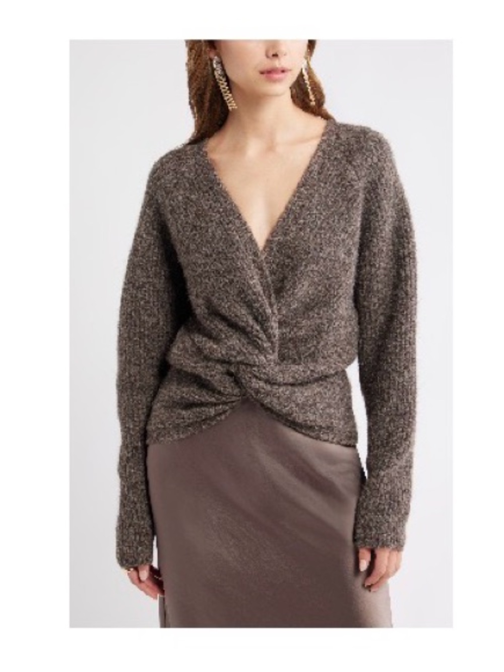 Open-Edit Reversible Sweater